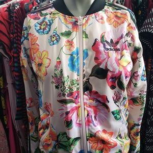 Floral Adidas Jacket